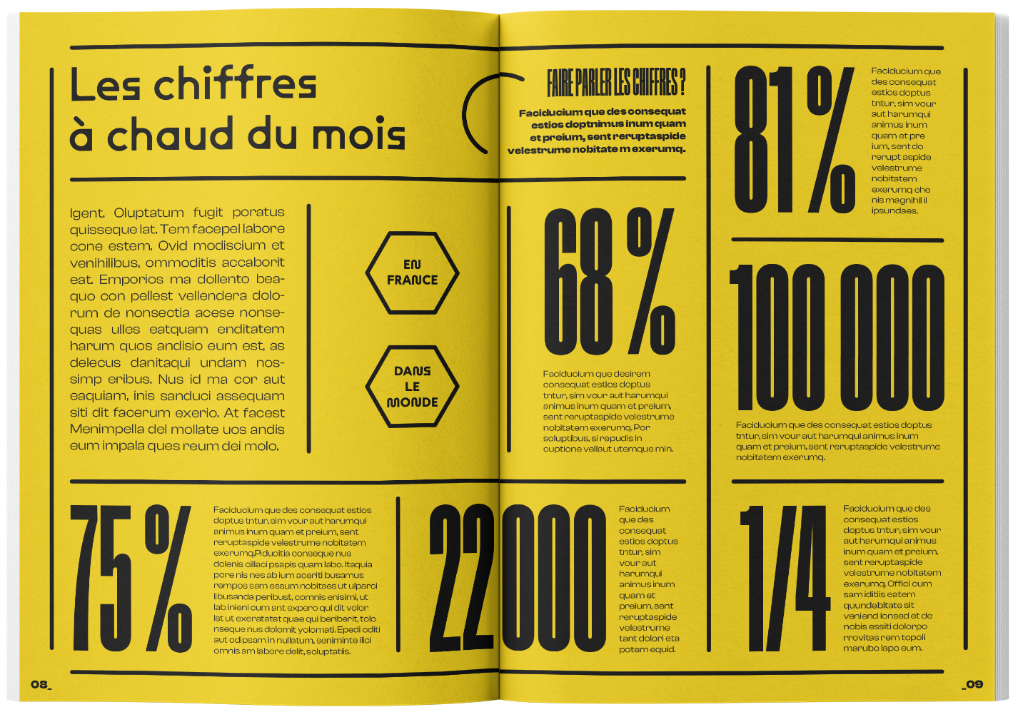 article-chiffres-jaune-magazine-editorial-design-graphique